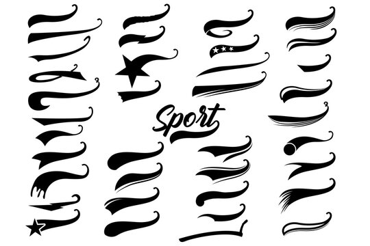 Vector Swooshes For Type - Vol 2