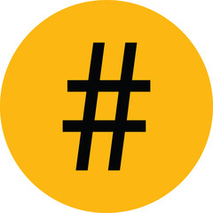 hashtag sign. number sign. pound sign.