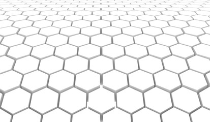 Sota hexagon 3D background texture. 3d rendering illustration. Futuristic abstract background.