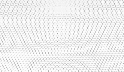 Sota hexagon 3D background texture. 3d rendering illustration. Futuristic abstract background.