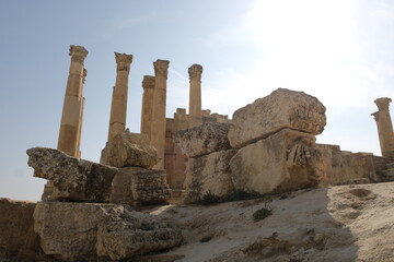 ancient ruins in Jordan Jerash
