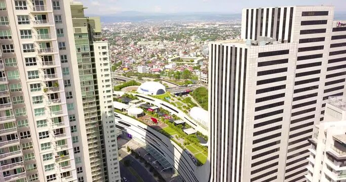 Beautiful Drone shot of Bonifacio Global City | Philippines  4k