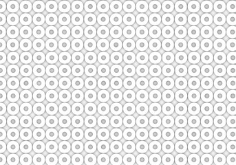 Fototapeta na wymiar White circles. abstract rounds pattern for web template background, brochure cover or app. Material style. Geometric circles 3D render illustration.