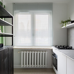 Small kitchen with window