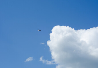 airplane in the sky