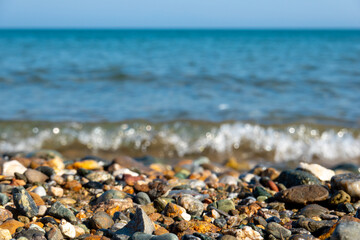 Fototapeta na wymiar Sea, beach and sand in summer
