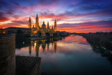 Zaragoza sunset