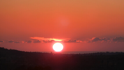 romantic sunset
