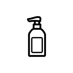 hand sanitizer icon vector symbol template