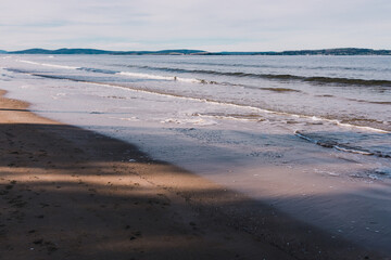beautiful Tasmanian beach and seaside landscape in Kingston Beach