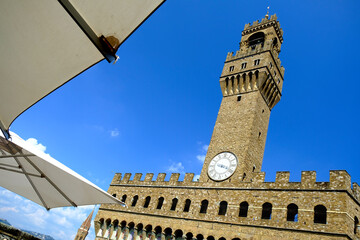 Fototapeta na wymiar Pallazzo Vecchioin Florence, Italy