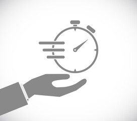stopwatch clock icon