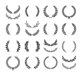 award wreaths golden 16