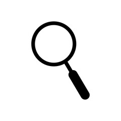 magnifier icon. magnifier symbol. Vector illustration