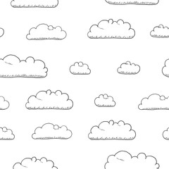 Cartoon clouds design