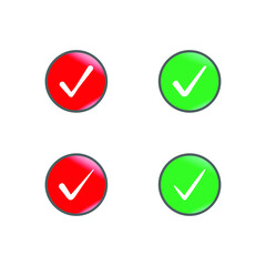 Abstract vector check mark, tick mark icon. Stock illustration