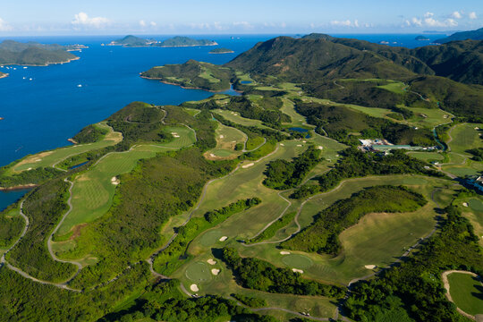 Top View Of The Golf Court