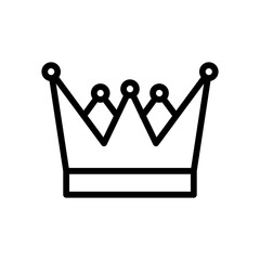 Crown line icon