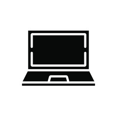 Laptop Icon, Trendy Style, Vektor Eps 10