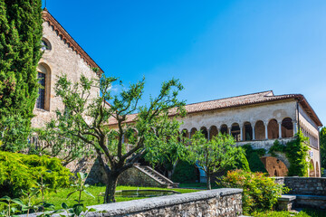 Obraz premium Ancient Abbey of Follina. Immersion in the cloister and in history. Treviso