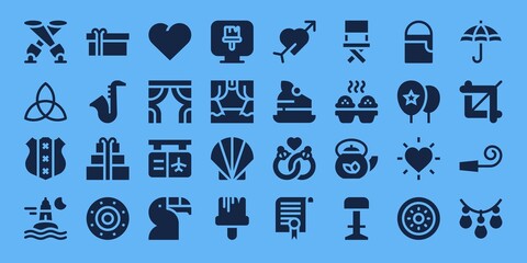 decoration icon set