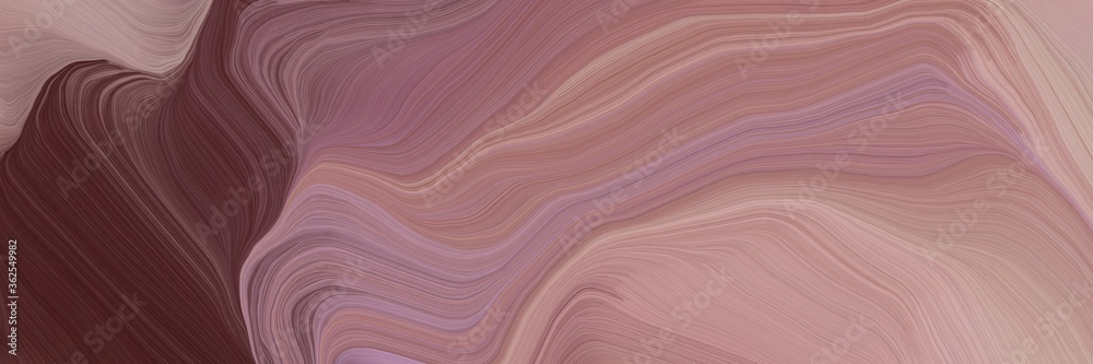 Aufkleber unobtrusive colorful curvy background design with rosy brown, old mauve and tan color