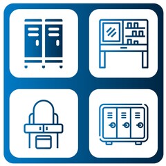 Set of dressing icons
