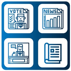 publish simple icons set