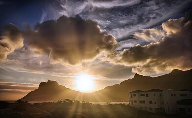 Hout bay Cape Town sunset