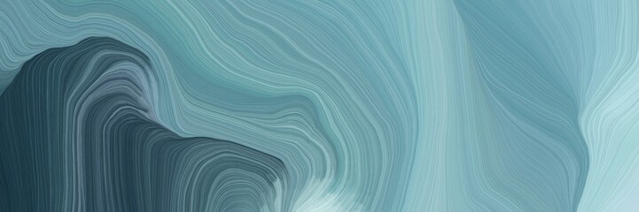 illustration de fond de vagues tourbillonnantes élégantes et colorées discrètes avec des couleurs bleu cadet, gris ardoise foncé et bleu clair