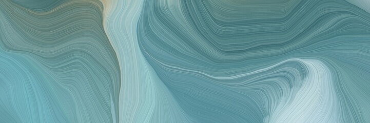 unobtrusive header with elegant curvy background illustration with cadet blue, pastel blue and dim gray color