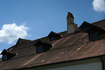 Dormers here on old buildings bring a lot of light and headroom into the attic