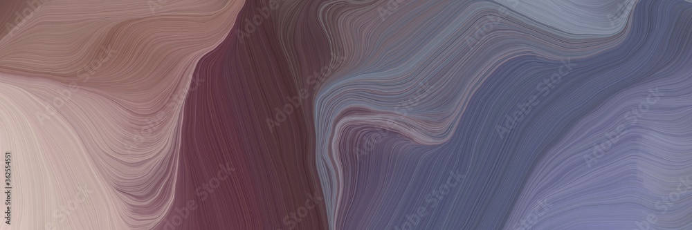 Poster inconspicuous elegant curvy swirl waves background design with dim gray, pastel purple and gray gray