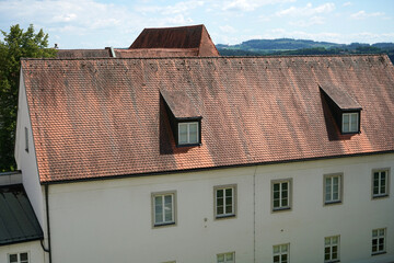 Dormers here on old buildings bring a lot of light and headroom into the attic
