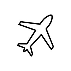 Airplane icon vector