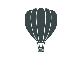 Obraz premium Air balloon icon. Hot air balloon vector illustration. 