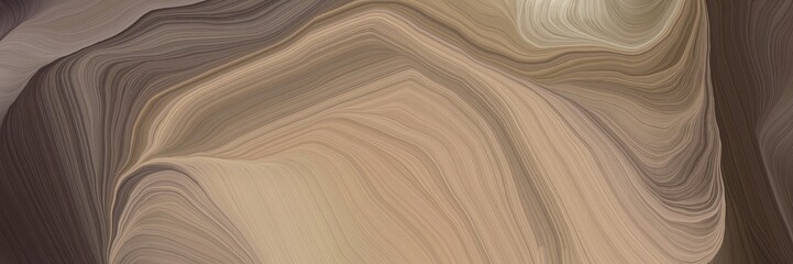 unobtrusive colorful elegant curvy swirl waves background design with gray gray, old mauve and tan color