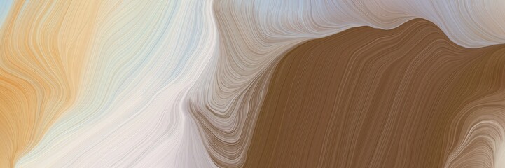 unobtrusive colorful abstract waves design with silver, brown and pastel gray color