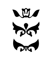 Obraz premium Flower vector icon isolated on white