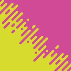Seamless vector abstract transition of two colors. Rounded lines blended in. Looks like dipping paint or rain. Pink and green contrast