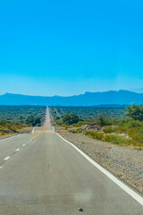 Deserted Landscape Highway, San Juan Province, Argentina