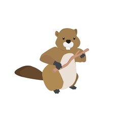 Beaver Illustration