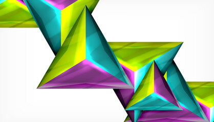 Triangle geometric vector abstract background