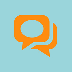 Sprechblasen Icon - Symbolik