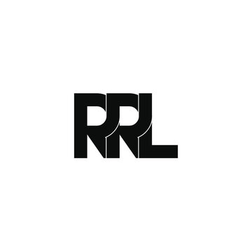 rrl letter original monogram logo design