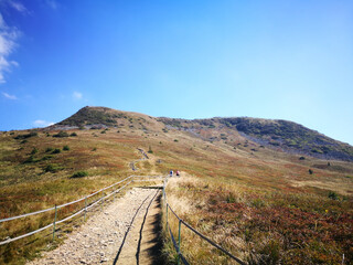 Beautiful landscape on Bieszczady. Polish mountains. Artistic view in colours. © Krzysztof