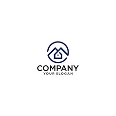 Real estate and home buildings logo icons template