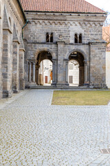 Obraz premium St. Procopius basilica and monastery, town Trebic, Czech Republic
