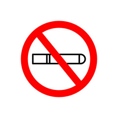 No smoking icon vector illustration