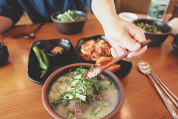 소금, 설렁탕, korea food